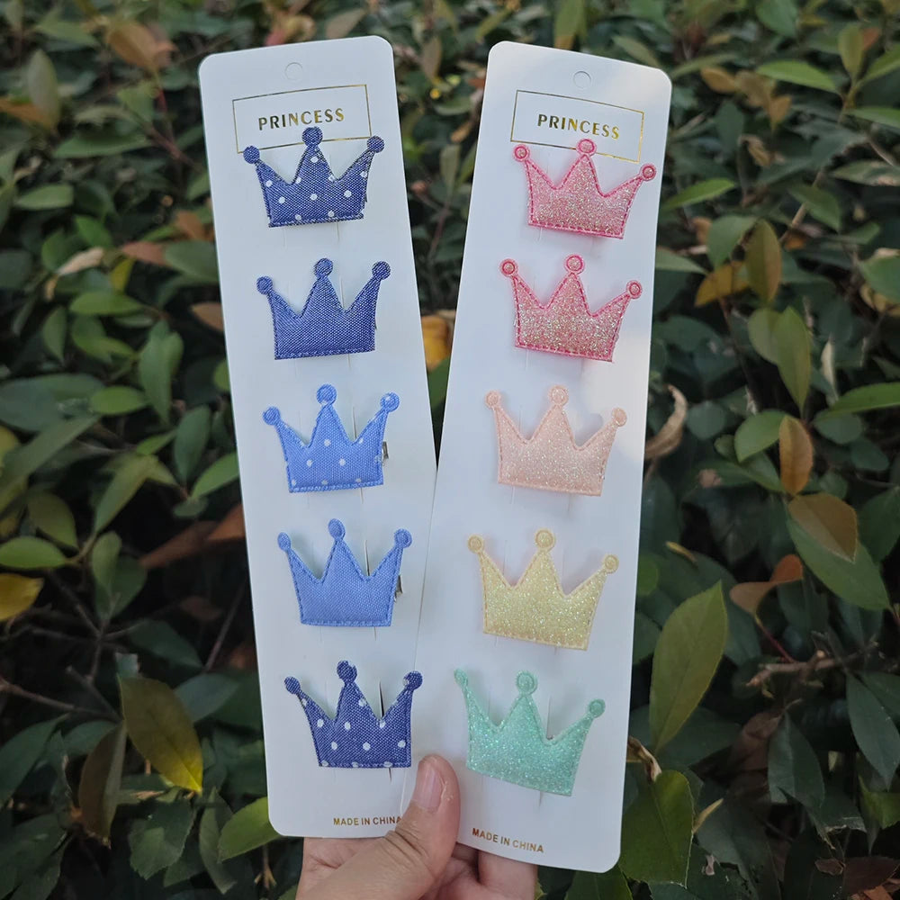 10 Pieces Dog Hair Clips Cute Candy Color Pet Hairpin 10 Different Styles Crown Barrettes For Small Dogs Puppy Hair Accessories