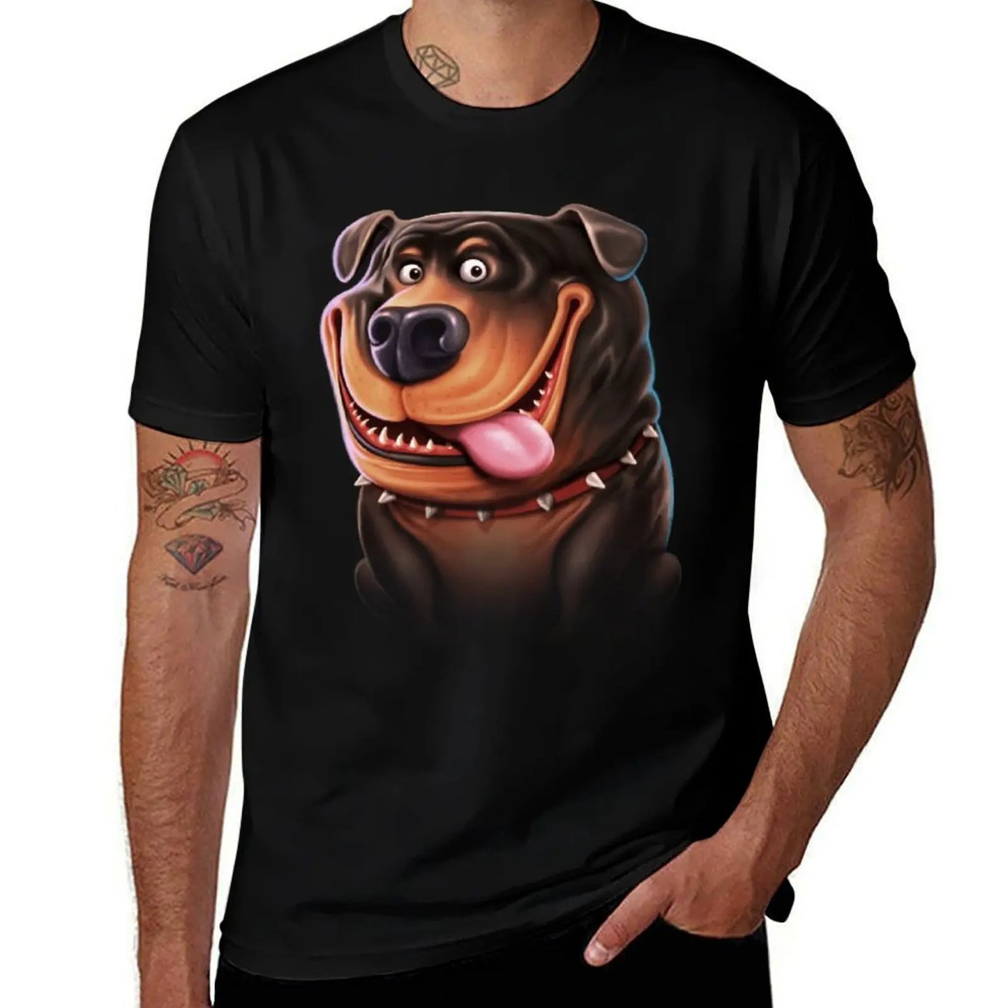 the DIRTY DAWG - Dog House Slot (Dog) T-Shirt, Vintage Clothes Man T-Shirt, Luxury T-Shirt Fruit of the Loom Men's T-Shirts