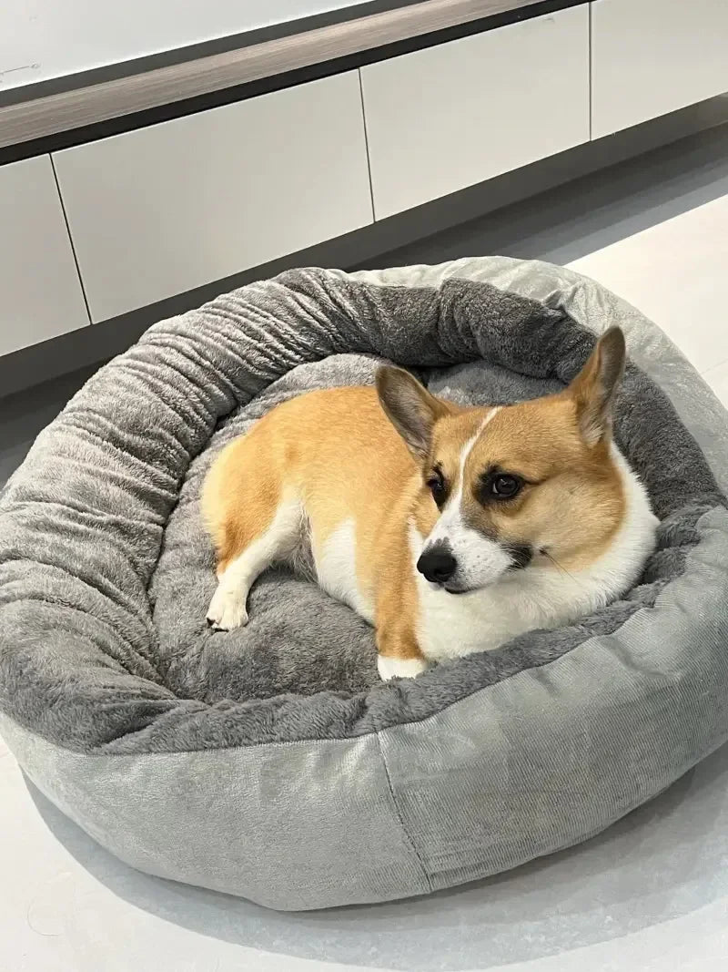 Soft Warm Dog Bed Pets Basket Cat House Sofa for Medium Large Dog Sofa Bed Cushion Dog Bed House Pet Supplies Accessories