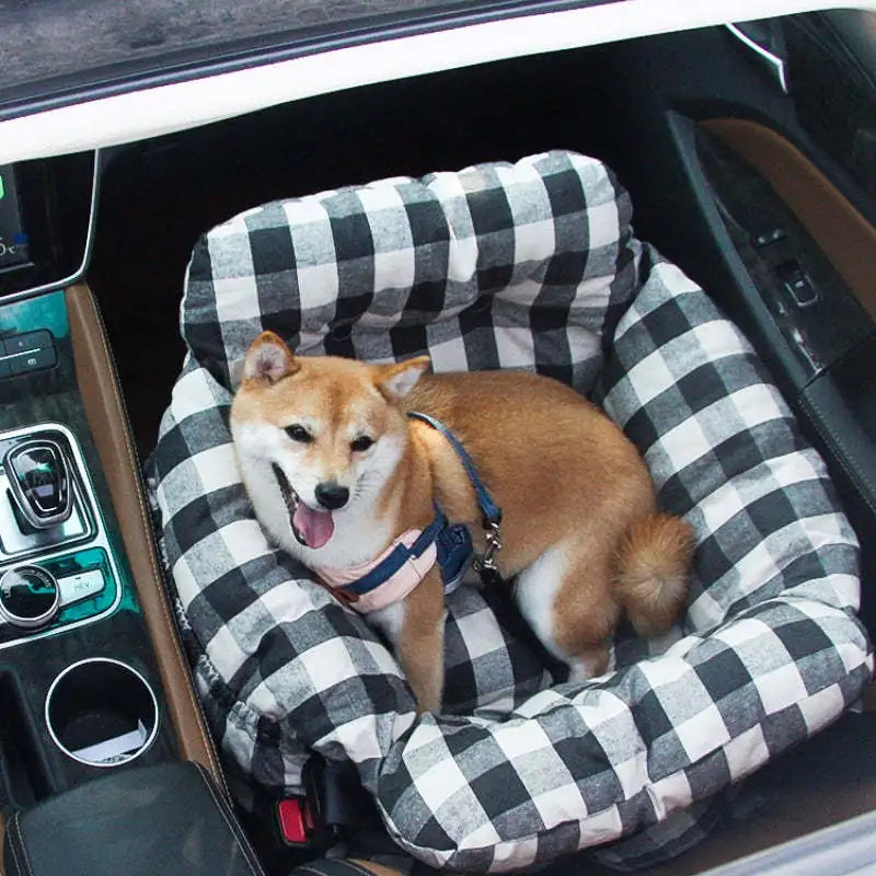 Dog Seat for Car Travel Booster Car Seat for pet Dog cat car Seat Bed Washable Thick Cushion dog carrier bag pet Car Carrier