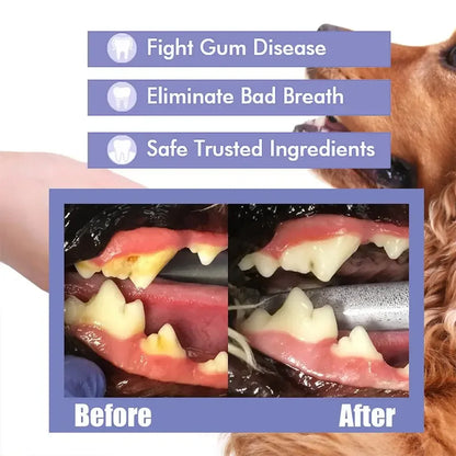 the DOGGY BREATH SPRAY - Pet Teeth Cleaning Spray, Prevent Calculus Cat/Dog Tartars, Bad Breath Removal, Dog Keep Fresh Breath, Deodorization Pet Oral Care Spray