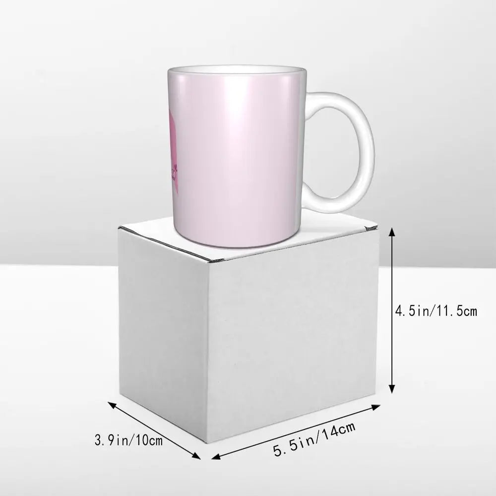 Personalized C-Courage The Cowardly Dog Coffee Mug DIY Ceramic Milk Tea Mug Cup