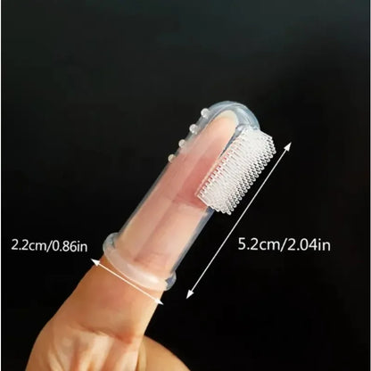 16pcs, Ultra-Soft Silicone Toothbrush for Dogs & Cats - Best for Dental Health,Gentle on Teeth & Gums,Easy To Use,Dog Toothbrus