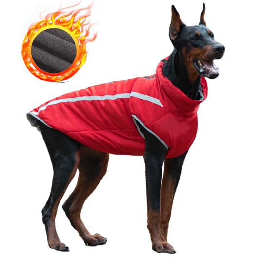 PolarPaws Fleece Defender™ Waterproof Dog Jacket | Dog Paw Clothing™