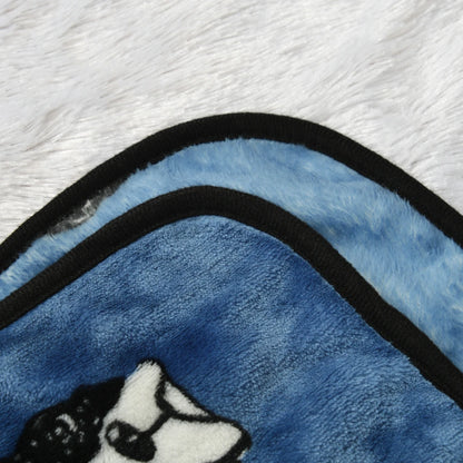 Dog Bed Mat for Small Medium Dogs Cats Autumn Winter Cozy Fleece Puppy Print Blanket Bulldog French Chihuahua Pet Accessories