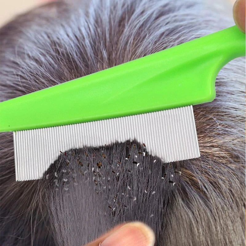 the FLEA REMOVER COMB - Gentle Nits Flea Eggs Remover Brush for Small Dog, Fine Toothed Pet Puppy Eye/Belly Comb, Untangling Cat Hairs Product