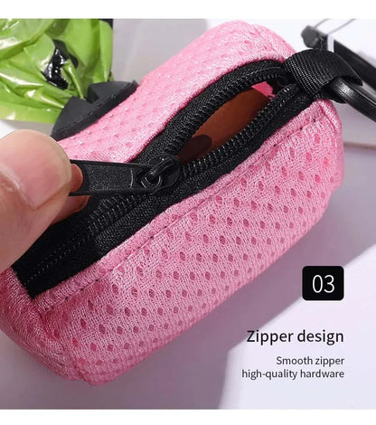 the WALK-READY DOG WASTE BAG DISPENSER - Dog Poop Bag Dispenser, Hanging Able Dog Waste Bag Holder, Bags Dispenser for Dogs, Walking Garbage Bags Dispensers, Pet Supplies