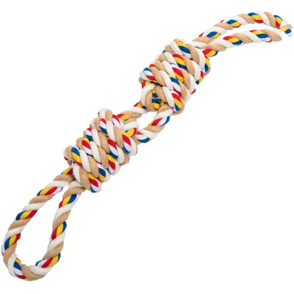 ATUBAN Giant Dog Rope Toy for Extra Large Dogs-Indestructible Dog Toy for Aggressive Chewers and Large Breeds 42IN Long 6 Knot
