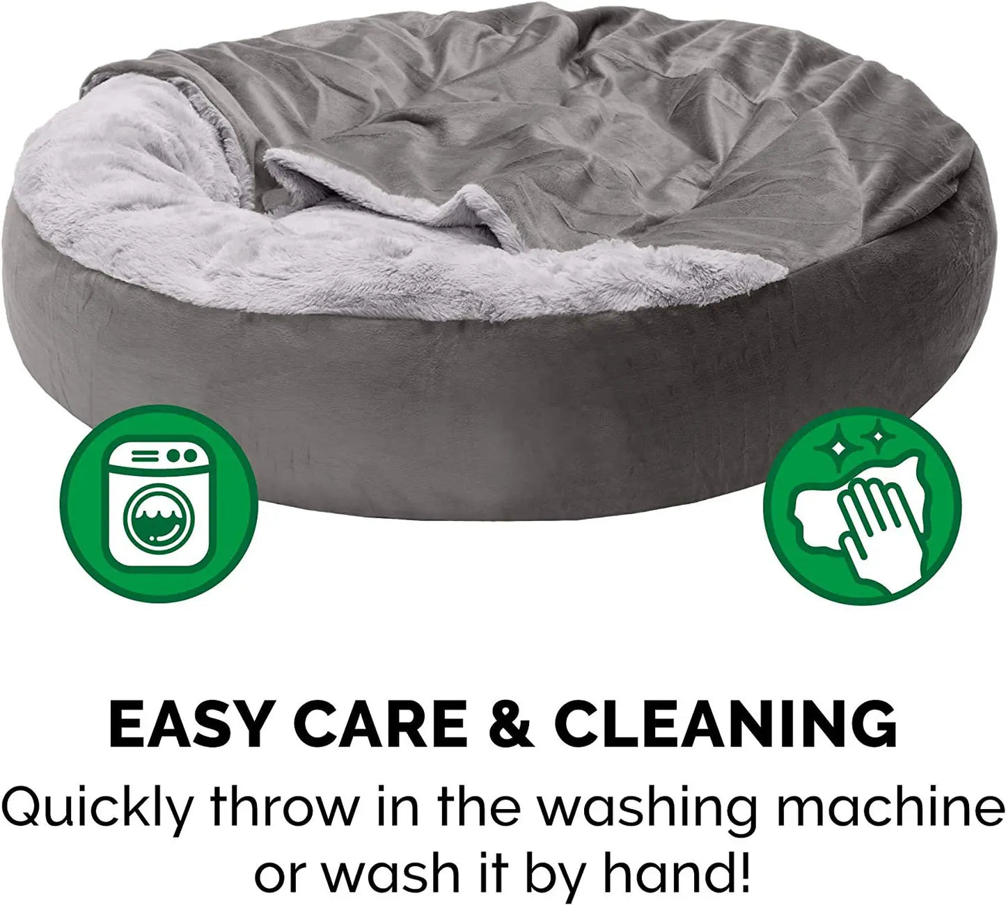 Semi-closed Dog Kennel Pet Sleeping Pad Kitten Puppy Winter Warm Nest Litter Mat Plush Dirty Resistant Pet Bed Kennel