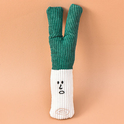 Pet Dog Plush Noise Chewing Toy Be Endurable Onion Mushroom Garlic Vegetable Series Dog Toy Plush Squeak Pet Toy Dog Puzzle Toys