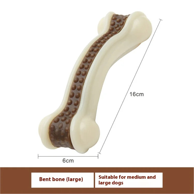 Yite Pet Eating and Playing Series Nylon Snacks Reward Teeth Grinding Bone Solitary Bite Resistant Stick Pet Toy