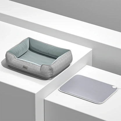 Natural Latex Pet Bed Winter Warm Dog Nest Removable Pet Sleeping Mat Anti-Mite and Antibacterial Cat Bed Soft Foam Pet Mattress