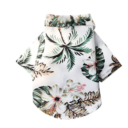 Dog T-Shirts Hawaiian Beach Style Thin Breathable Summer Dog Clothes for Small Dogs Puppy Pet Cat Vest Chihuahua Yorkies Poodle