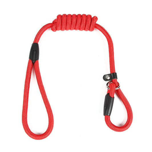 the SLIPGUARD TRAINING LEASH - Dog Leash Slip Chains, Collar Leads, Strong Heavy Duty Nylon Rope No Pull Pet Training Leash for Small Dogs, Puppy Traction Rope