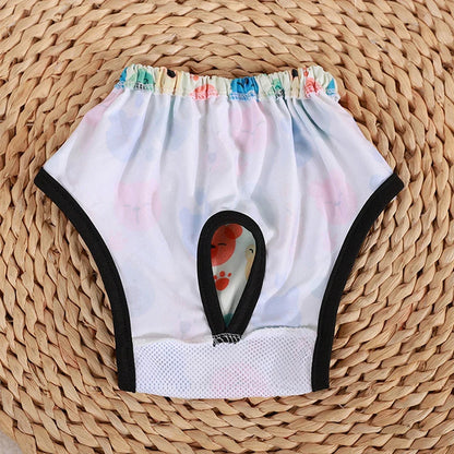 Female dog Cute Washable Male Dog Diapers, Reusable High Absorbency Leak-Proof Male Dog Diapers cat Physiological Pants