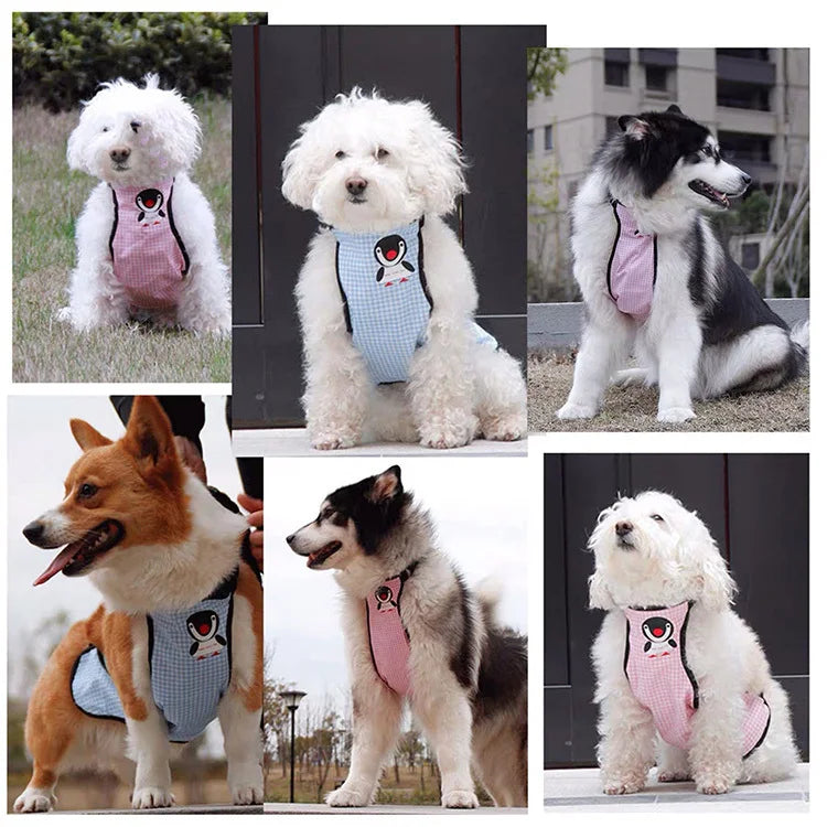 Dog Belly Cover Breathable Dog Cloth Anti-Dirty Waterproof Belly Bands Washable Pet Cloth Indoor Outdoor Dog Apron Pets Costumes