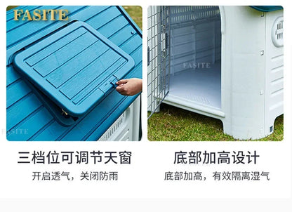 the BACKYARD DOG - Large Kennell Crate Doghouse, Accessories Playpens Outdoor Carrier, Doghouse Pet Supplies, Play Pen Mascotas Dog Furniture