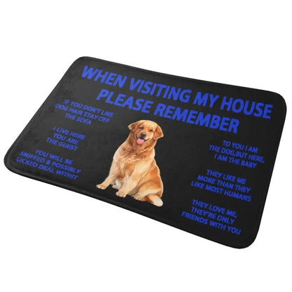 Beagle Dog Doormat Non-Slip Kitchen Bath Mat Living Room Door Floor Entrance Carpet Rug