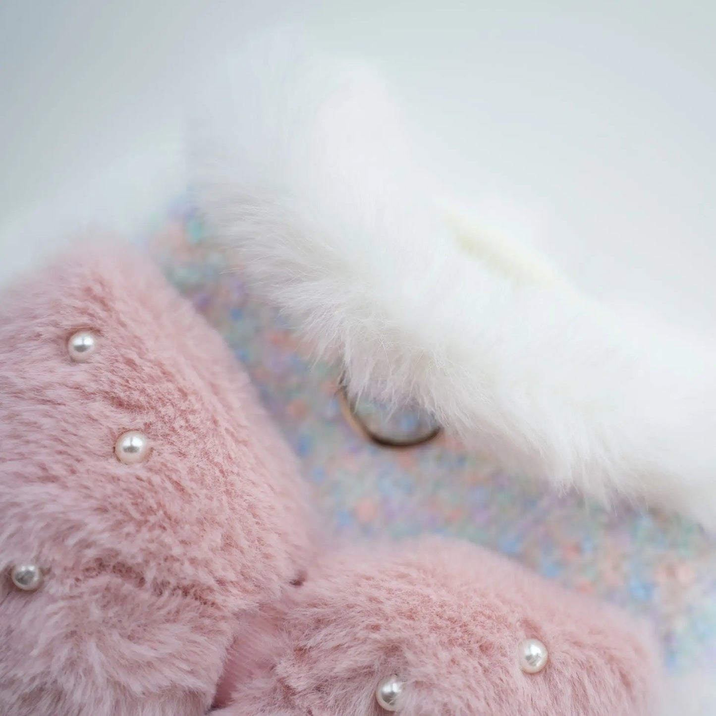 Pet Colorful Bow Set Skirt Autumn/Winter Bow Plush Coat Dress Warm Clothes Teddy Clothes Puppy Clothes for Small Dogs