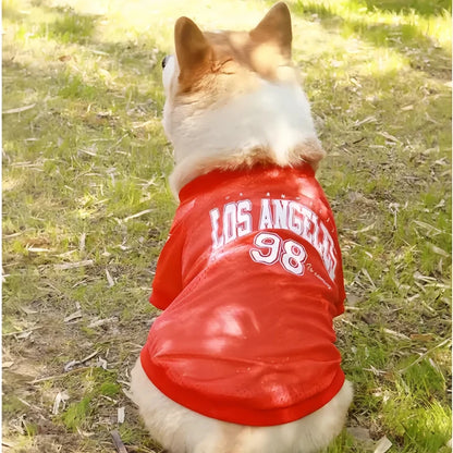 Summer Pet Dog Cooling Vest Fashion Soft Clothing Summer Casual Shirts Small Medium Large Dogs Puppy French Bulldog Pet Clothes