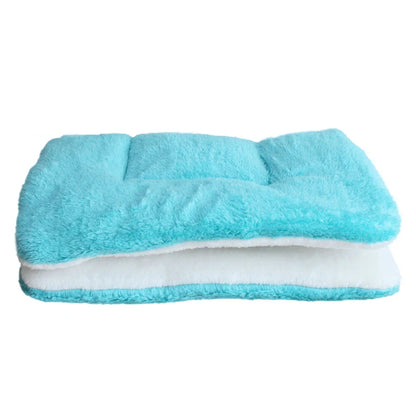Dog Bed Thickened Dog Mat Pet Cat Soft Fleece Pad Blanket Bed Mat Cushion Home Washable Rug Keep Warm Pet Supplies cama perro