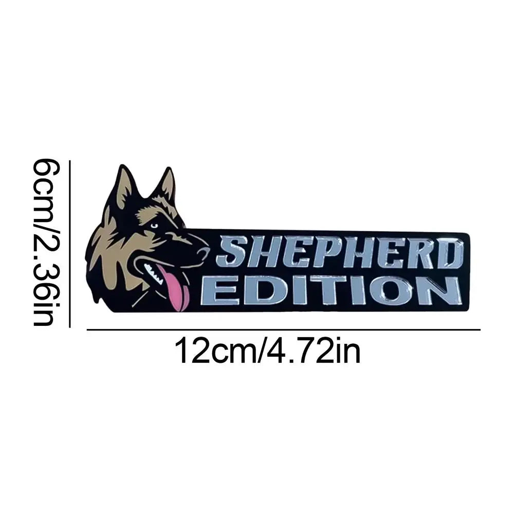3D Dogs Badge Acrylic Funny Stylish Car Emblems & Badges German Shepherd Pit Bull Sticker Bulldog Decals Auto Exterior Stickers