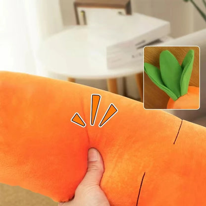 Dog Toy Pet Carrot Plush Toy Vegetable Chew Toy for Small Medium Large Dogs Universal Pet Sound Playing Toy Pet Accessories