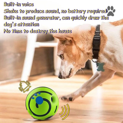 Wobble Wag Giggle Glow Ball Interactive Dog Toy Fun Giggle Sounds When Rolled or Shaken Pets Know Best As Seen On TV