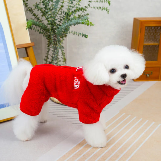 CozyCub Zip Onesie™ Winter Dog Jumpsuit | Dog Paw Clothing™