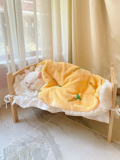 Pet soft blanket cat and dog cover quilt soft and comfortable flannel blanket pet mat