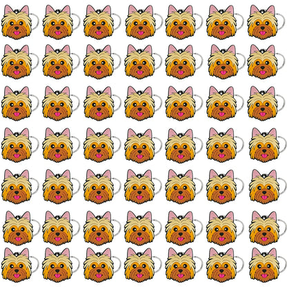 50PCS Cute Animal Keychain knife Ducks Dogs Cats Keyring for Women Men Kids Handbag Cool Car Key Accessories Friends Key Gifts