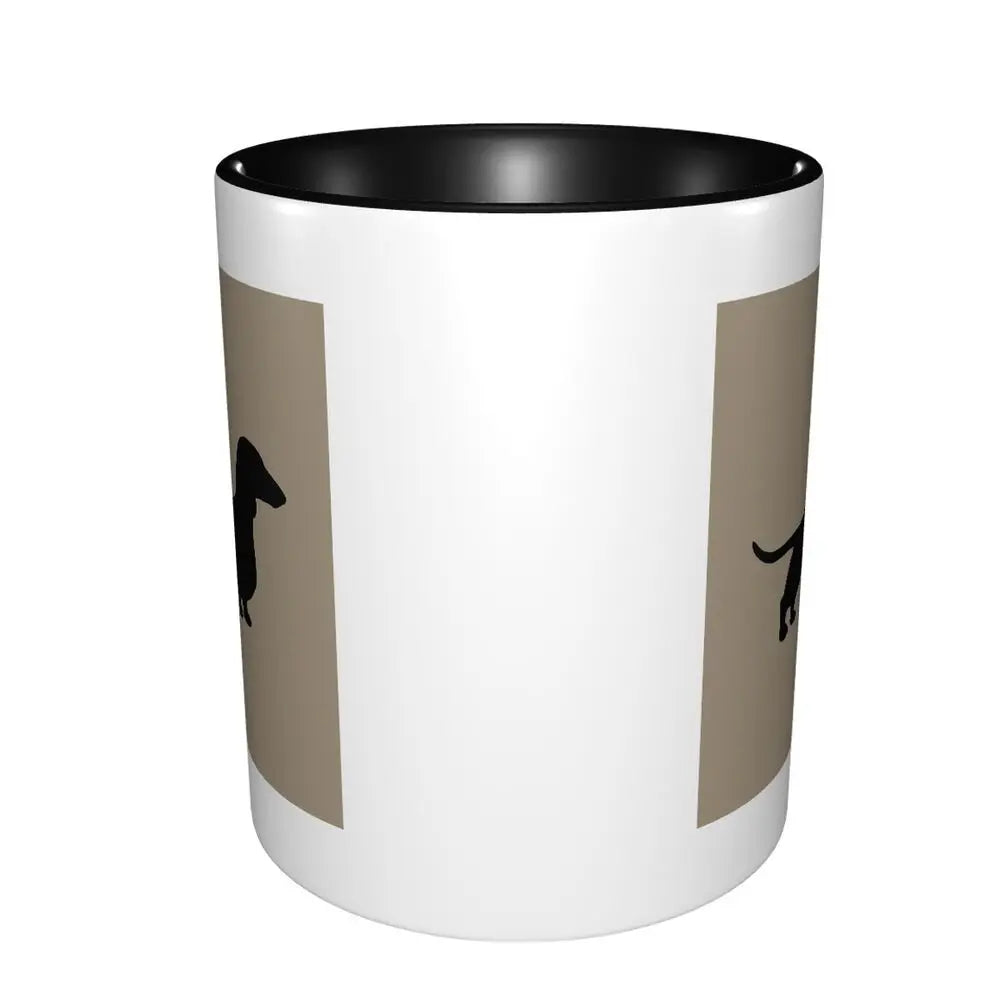 Dachshund Dog Mug Funny Ceramic Coffee Cups Tea Mugs Milk Cup Drinkware Gifts for Friends