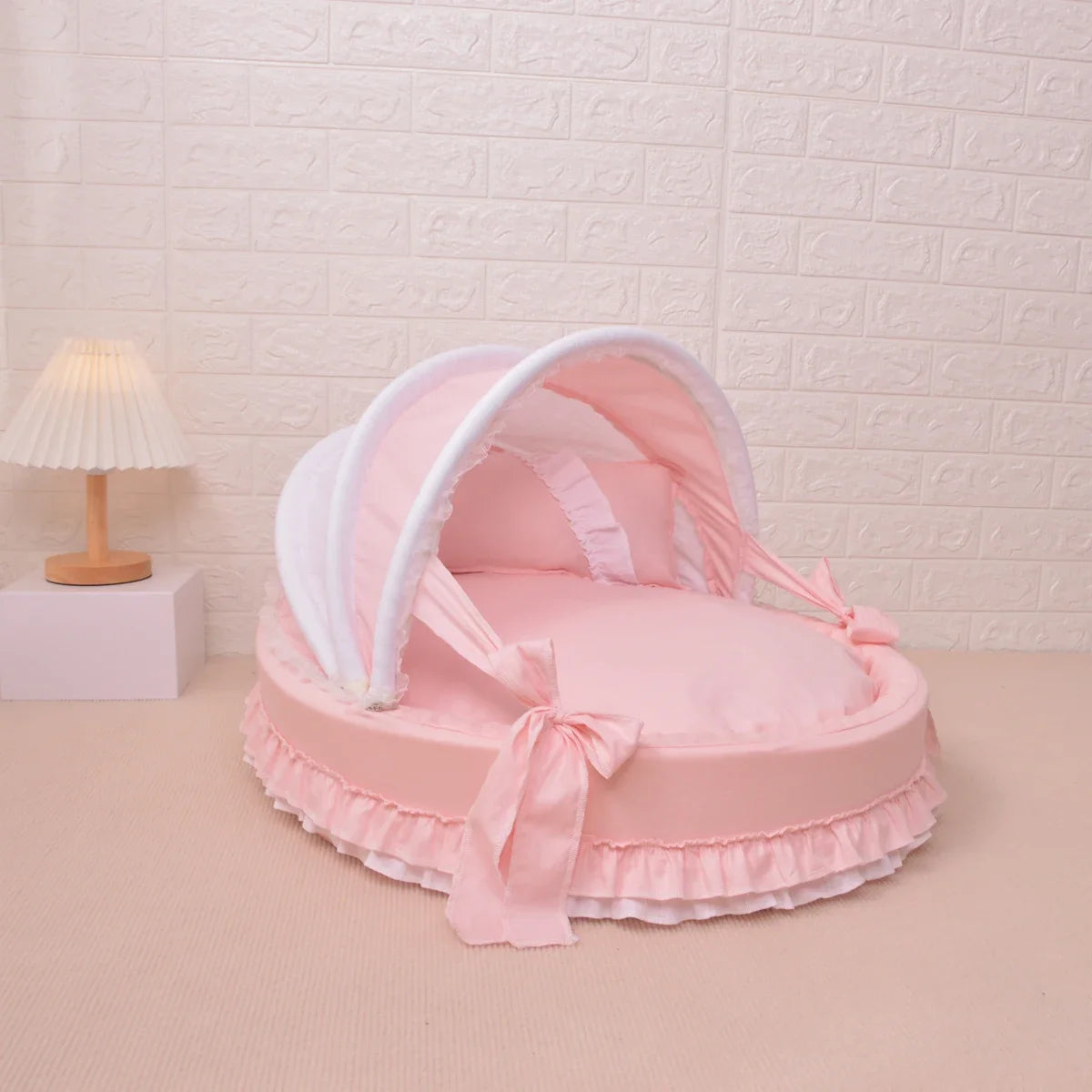 Comfortable Pet Sofa Cradle Dog Bed Overall Washable Luxury Kennel Dog Round Bed