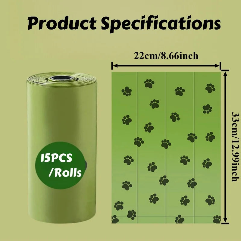 the BIO POOP BAGS - Up to 900PCS Biodegradable Poop Bags - Thickened Dog/Cat Waste Bags, Portable & Leakproof for On-the-Go Outdoor Cleanup