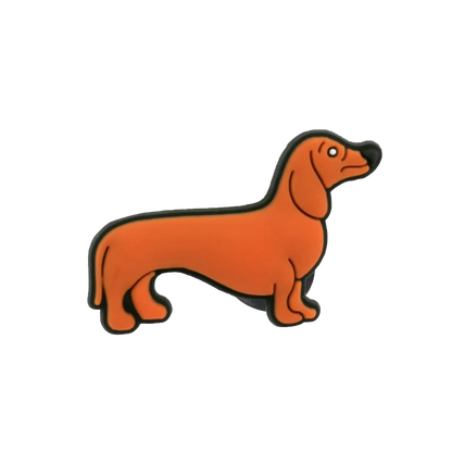 1pcs PVC Dog  Dachshund Corgi Paw Shoe Charms Shoe Decorations Accessories Pins for Women Men Kids Gift,Bulldog Clog Buckles