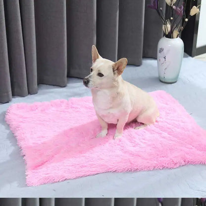 Plush Dog Blanket Winter Warm Pet Sheet Cat Dog Sofa Cushion Pet Mattress Household Carpet Comfortable Dog Sleeping Blanket