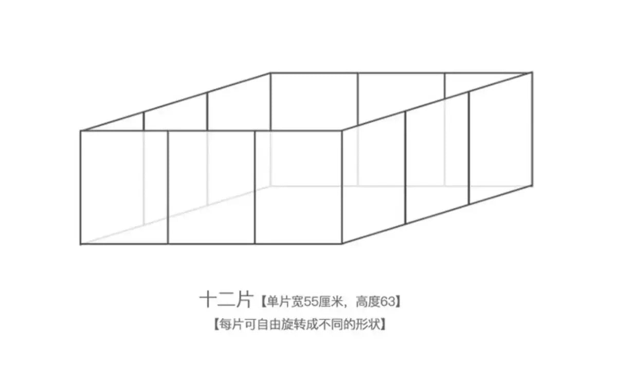 Pet pen dog cage Indoor villa for small and medium-sized dogs with fence and isolation gate in domestic kennel