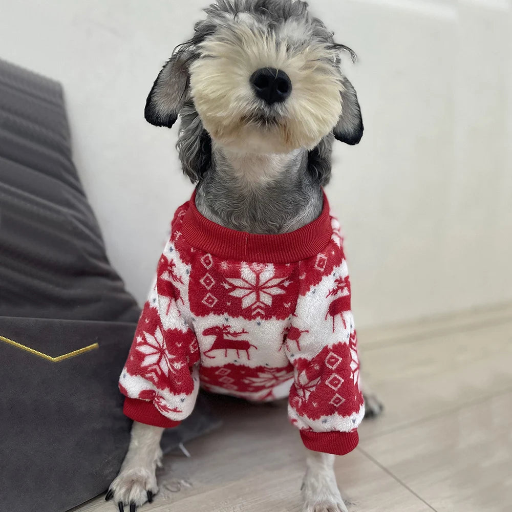 the COZY CHALET PET HOODIE - Winter Warm Puppy Dog Christmas Clothes, National Style Pet Sweater for Small Dogs, Chihuahua Pinscher Pullovers, Mascotas Hoodies