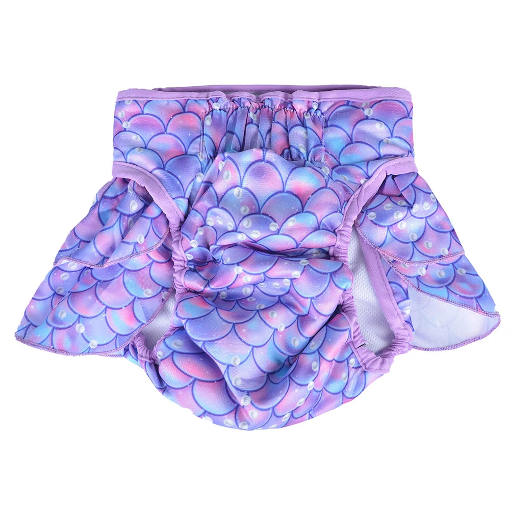 Female Dogs Diaper Washable Pets Physiological Pants Sanitary Panties Leakproof Menstrual Underwear for Small Large Dogs Shorts