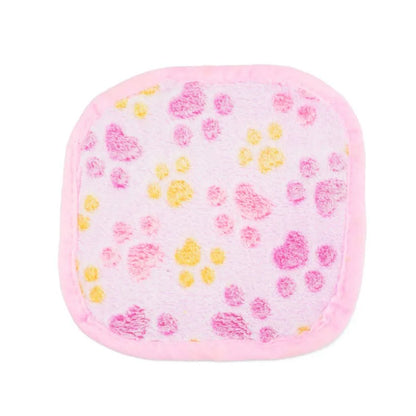 Super Soft Flannel Fleece Cat Dog Bed Mats Paw Foot Print Warm Pet Blanket Sleeping Beds Cover Mat For Small Medium Dogs Cats