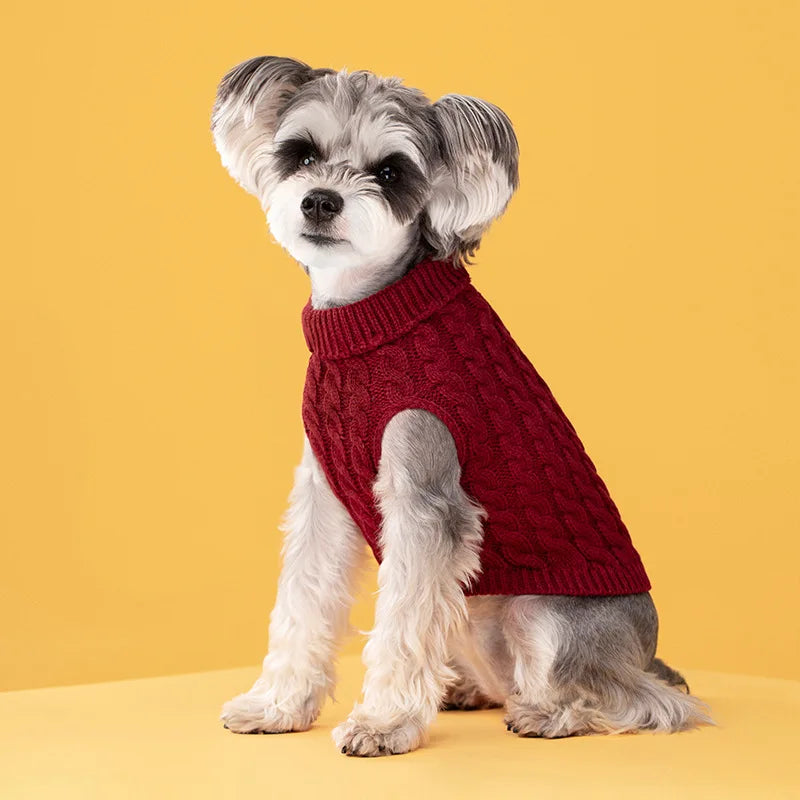 Knitted Clothes for Dogs Chihuahua Sweater for Small Dogs Clothes Fashionable Pet Dog Clothes