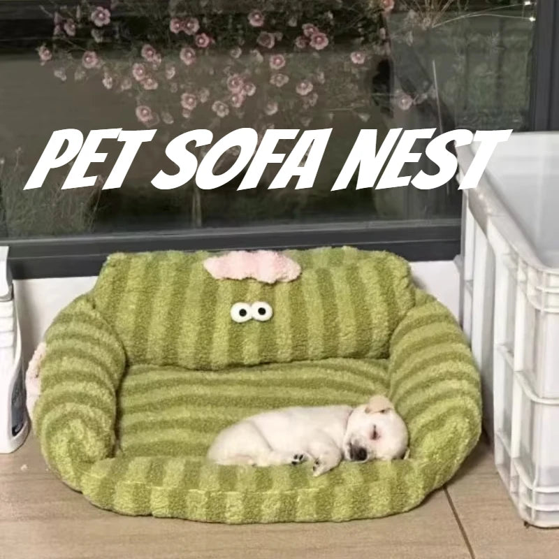 Puppy special sofa kennel winter warm pet Internet celebrity cat nest small dog dog sleeping mat cushion winter bed