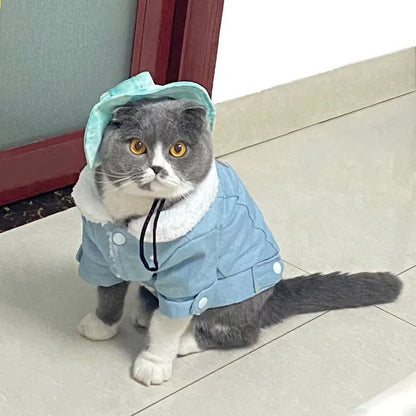 the PUFFPAW HOODIE - Dog Clothes, Puppy Pet Dog Coat/Jacket for Small/Medium Dog, Warm Chihuahua Yorkies Hoodie, Pets Clothing with Hook