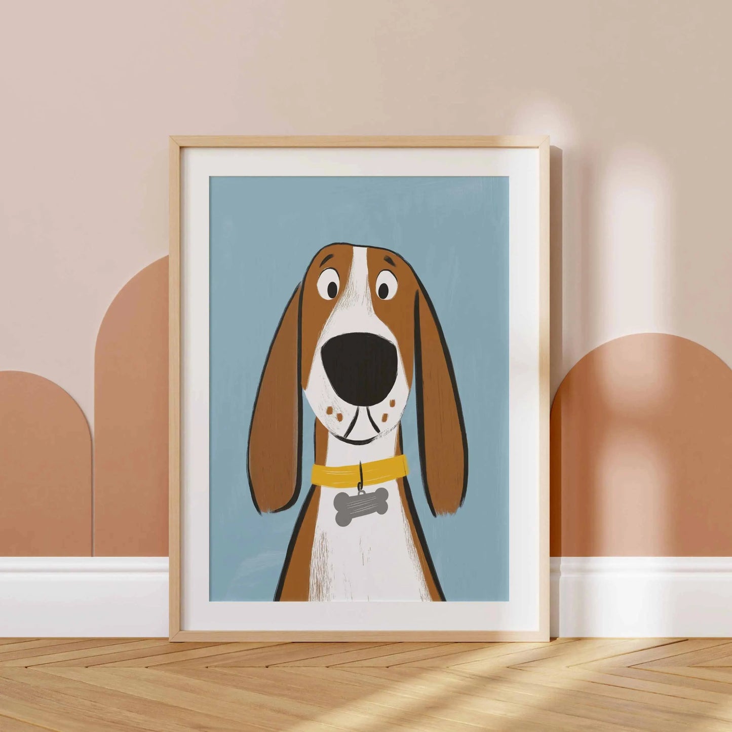Minimalist Dog Aesthetics Poster Dachshund Bagel Hound Whippet Poodle Modern Pet Portrait Illustration Home Animal Decoration
