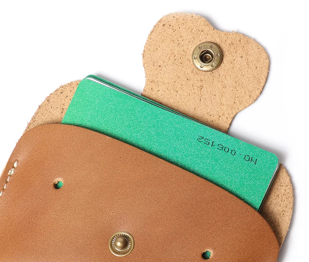 LUOKIR Creative Leather Cartoon Puppy Small Amount of Cash Bag Top Layer Cowhide ID Card Holder Cute Small Card Bag