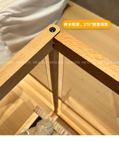 Pet pen dog cage Indoor villa for small and medium-sized dogs with fence and isolation gate in domestic kennel