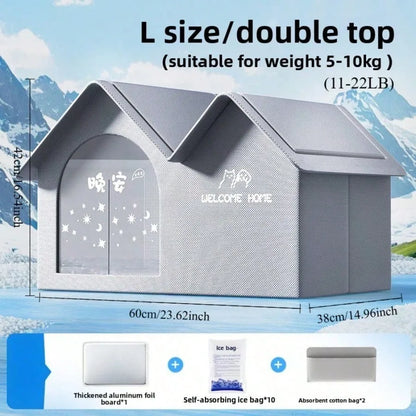 Cat Air Conditioning House Summer Cat Cooling Tool Nest Dog Ice House Dog Four Seasons Cat Pet Ice House