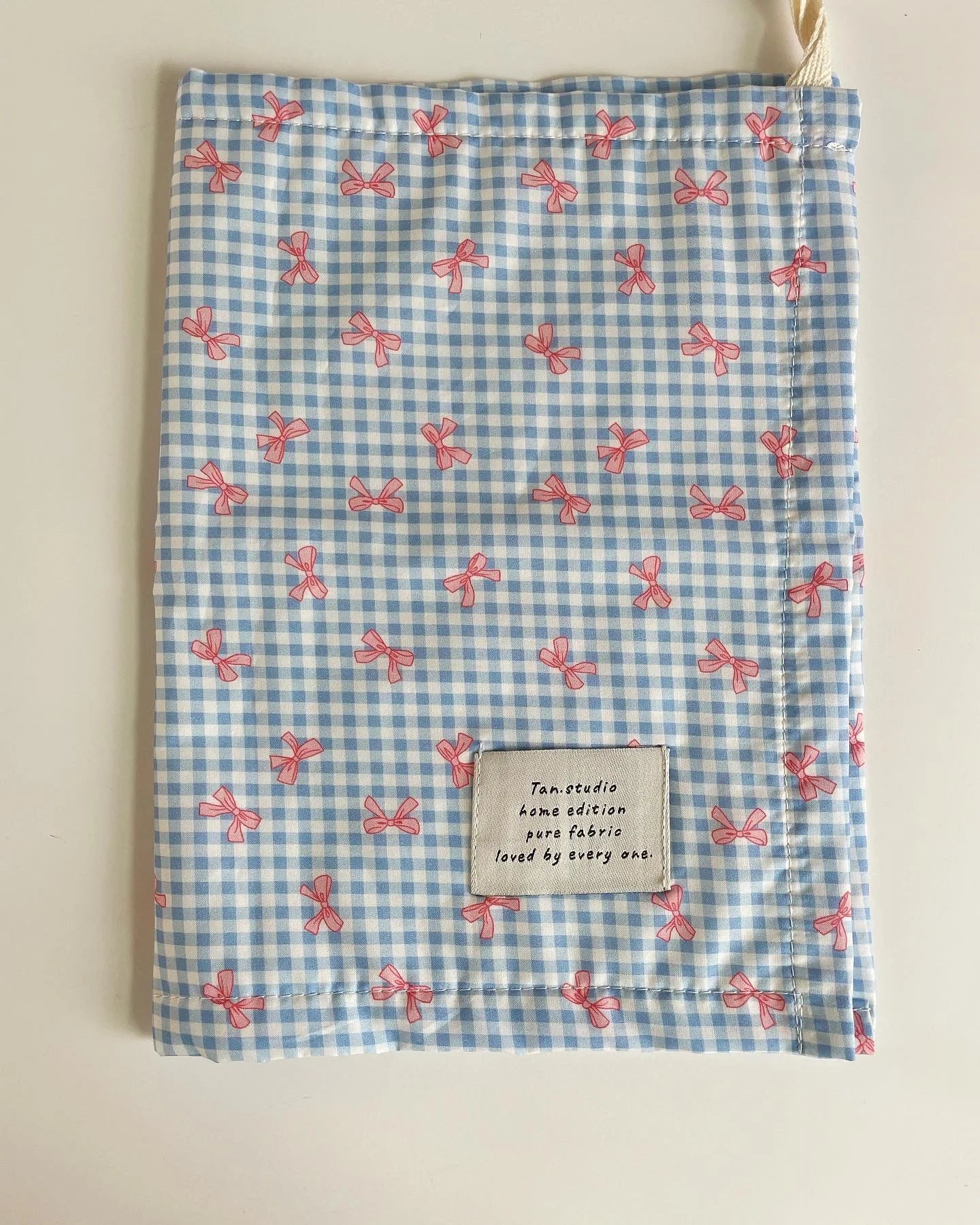 INS Plaid Bow Pet Meal Mat Double-sided Insulation Pad Napkins Cloth Desktop Accessories Shooting Background Cloth