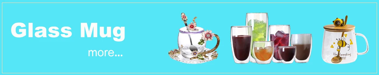 I Love Dachshunds Printed Enamel Mug Creative Glass Coffee Drinks Dessert Milk Cup Glass Vintage Heatable Handle Drinkware Gifts