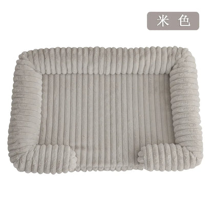 2025 Cross-border new product pet litter winter warm large dog kennel pet mat cat litter dog bed dog mat